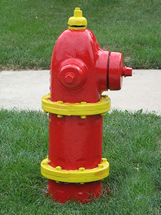 Red and Yellow Paint- Kenilworth and Cornell